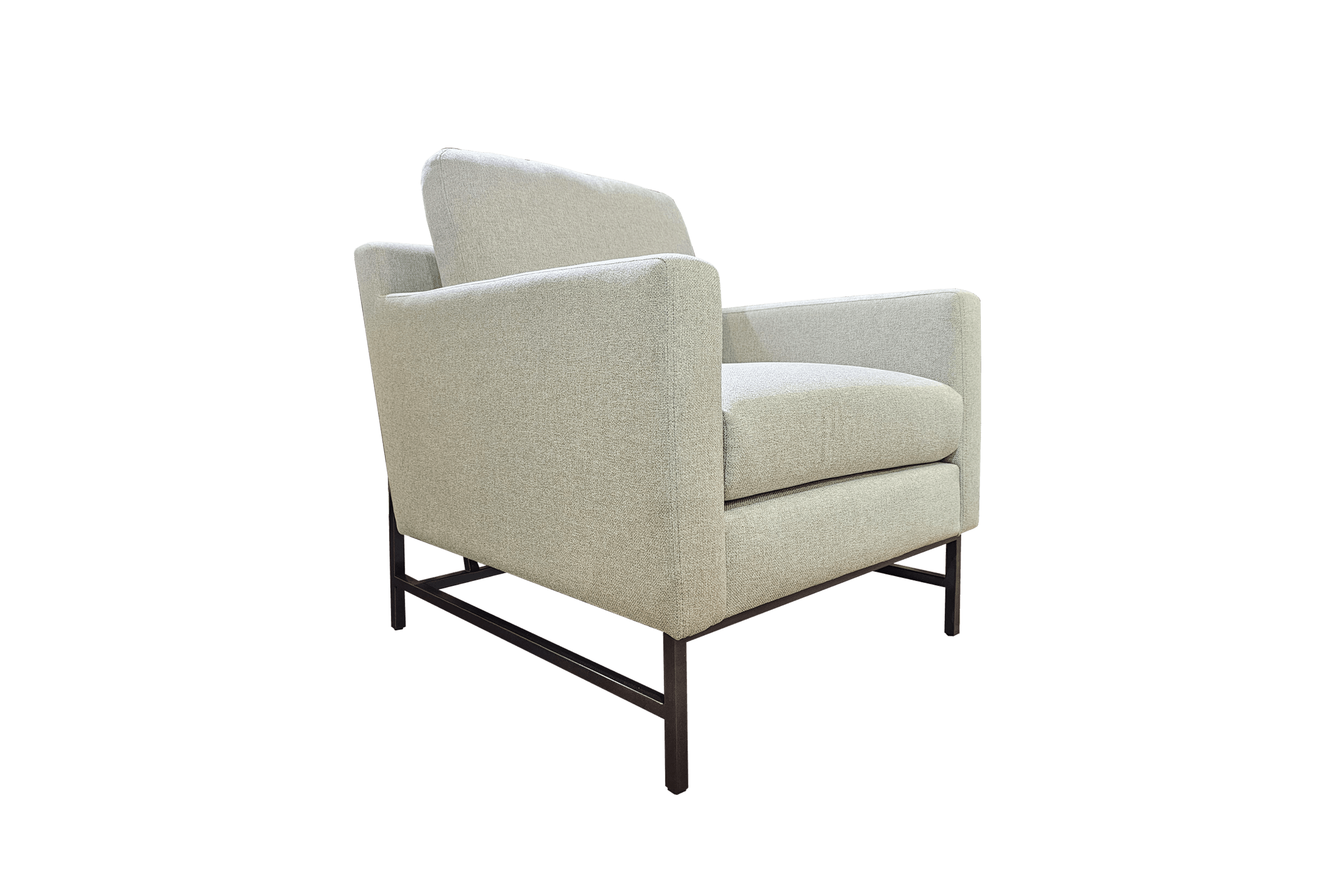 Sofa Đơn Sofaland REGAN LOUNGE vải màu ghi nhạt 75x86x82