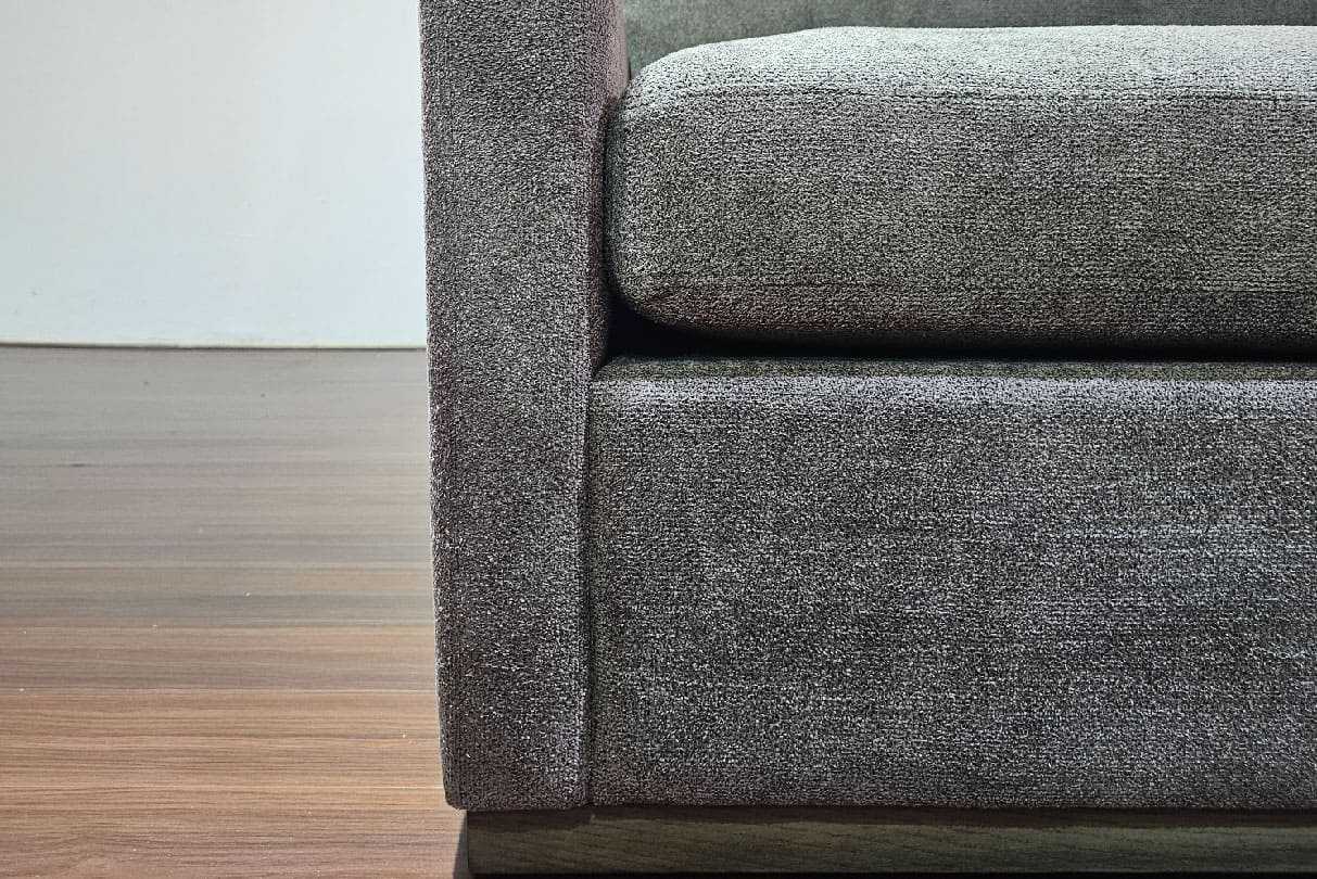Sofa Văng Sofaland OPAL vải màu ghi đậm 218x91x81