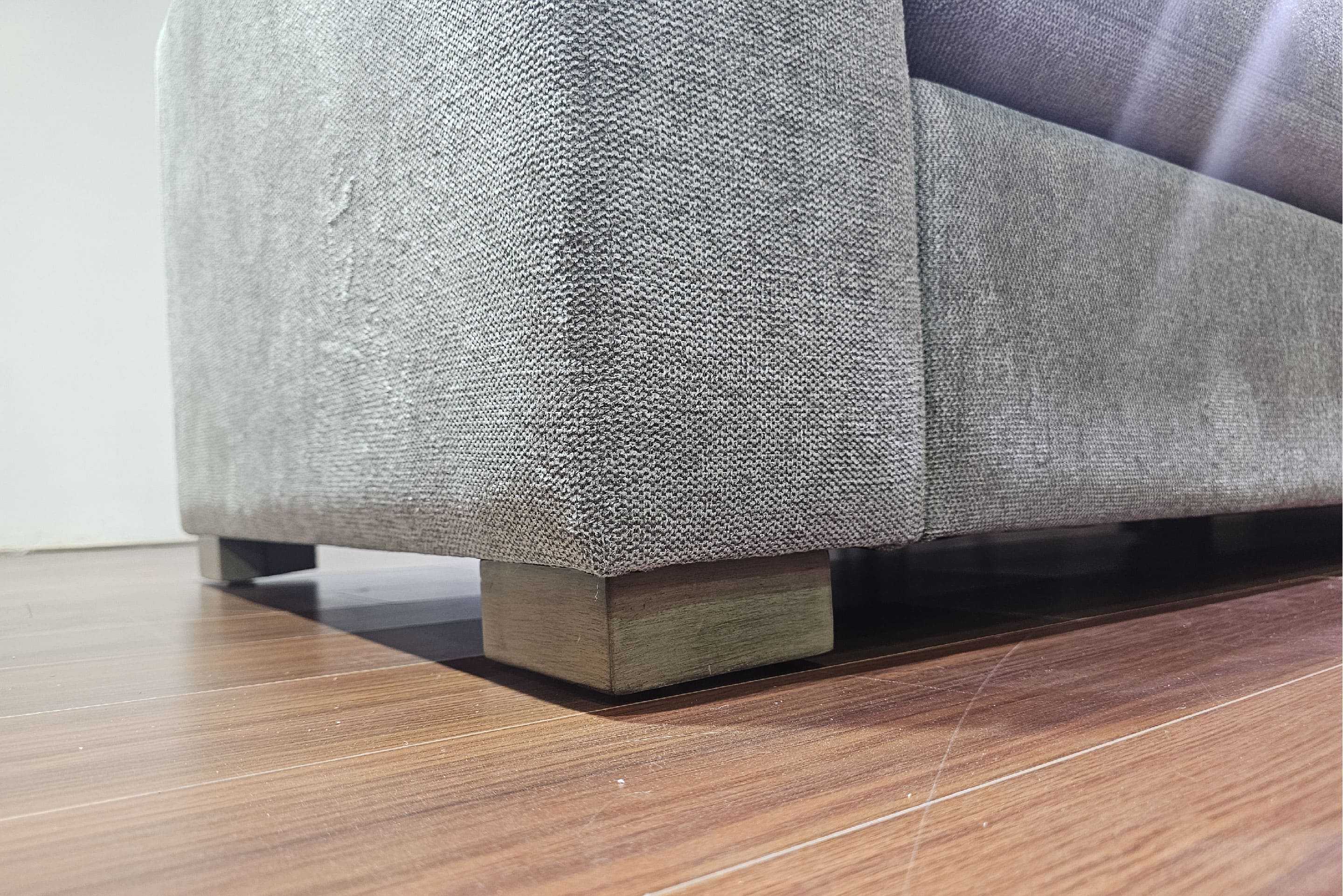 Sofa Văng Sofaland QUINN vải màu ghi nhạt 218x91x81