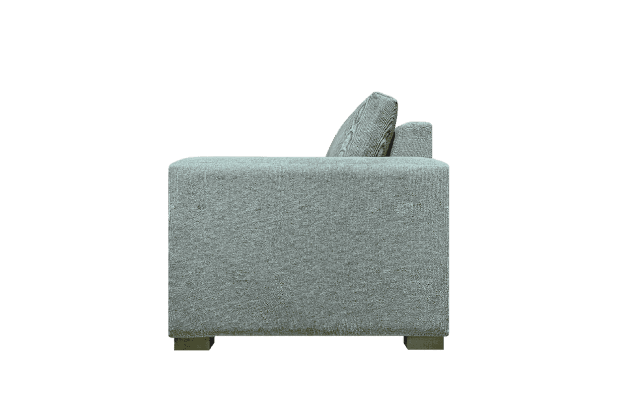 Sofa Văng Sofaland QUINN vải màu ghi nhạt 218x91x81