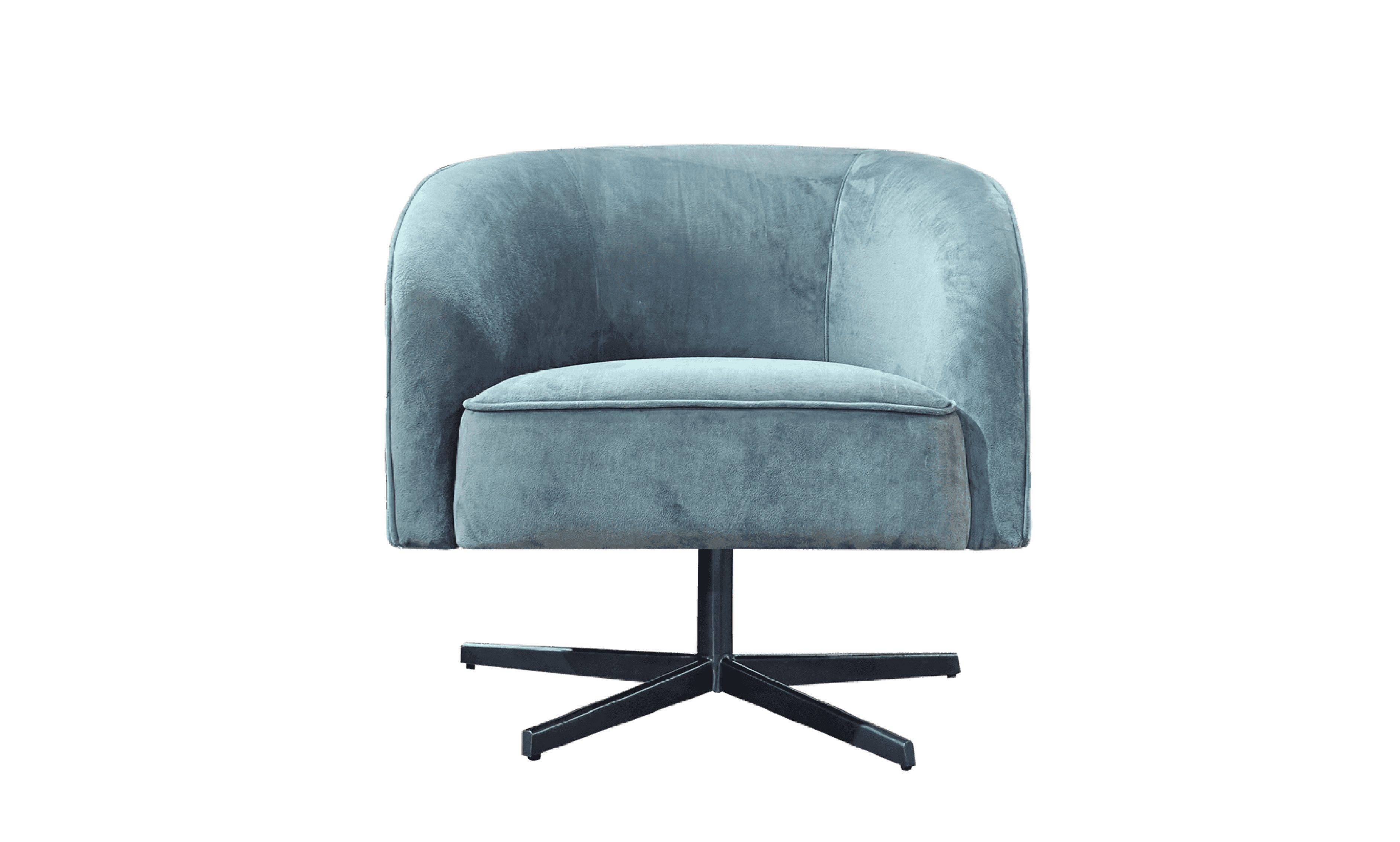 Sofa Đơn Sofaland JOCELYN SWIVEL nỉ màu ghi 79x74x74