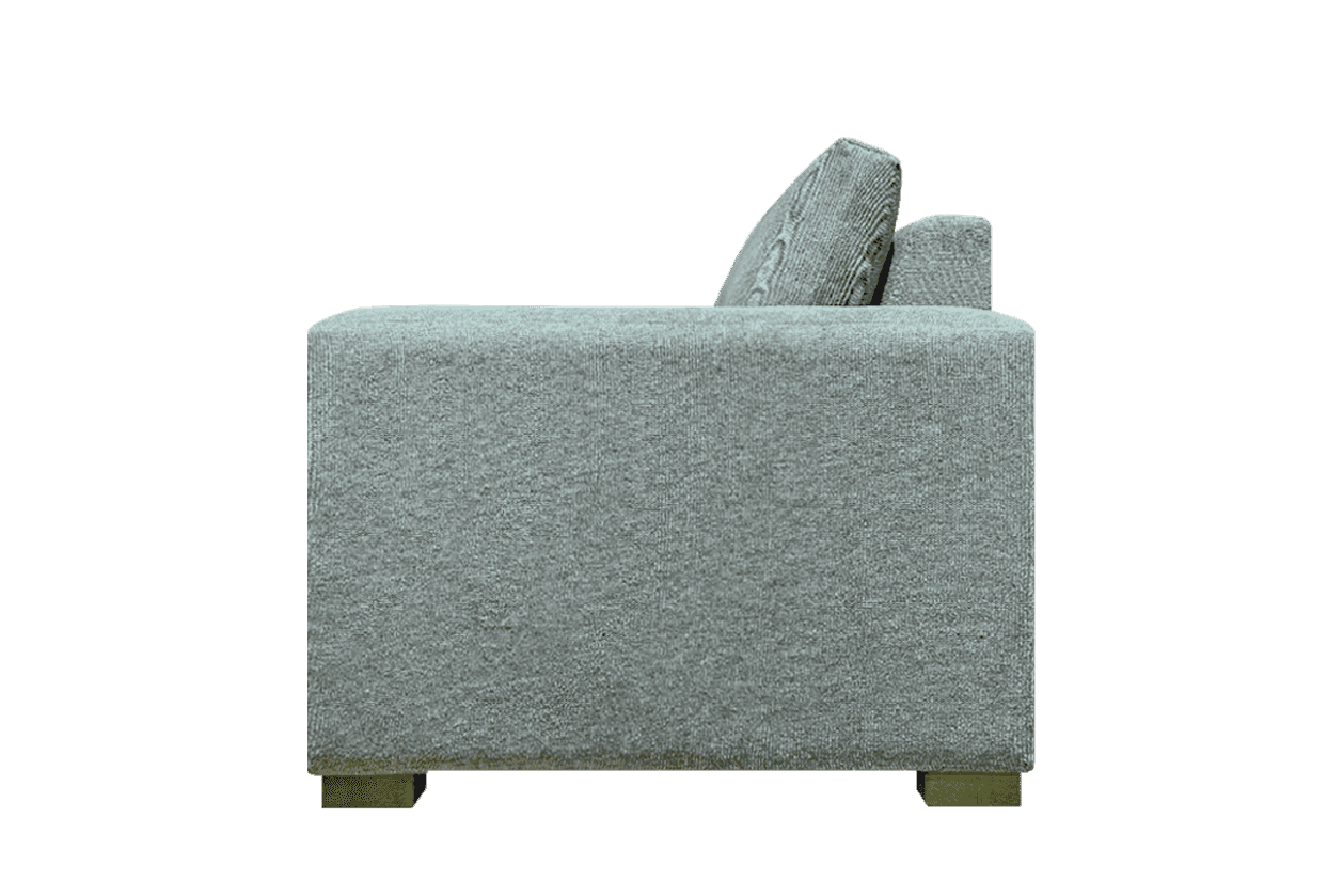 Sofa Văng Sofaland QUINN vải màu ghi nhạt 218x91x81