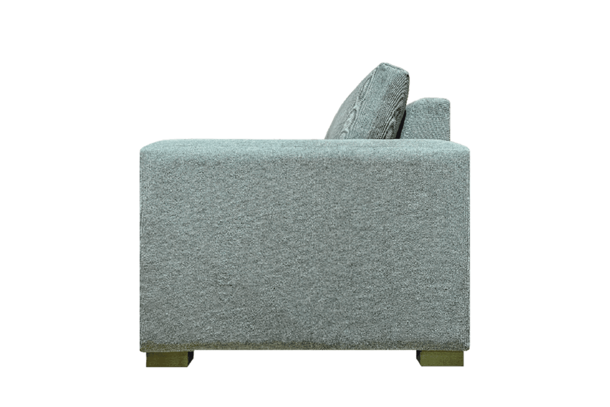 Sofa Văng Sofaland QUINN vải màu ghi nhạt 218x91x81