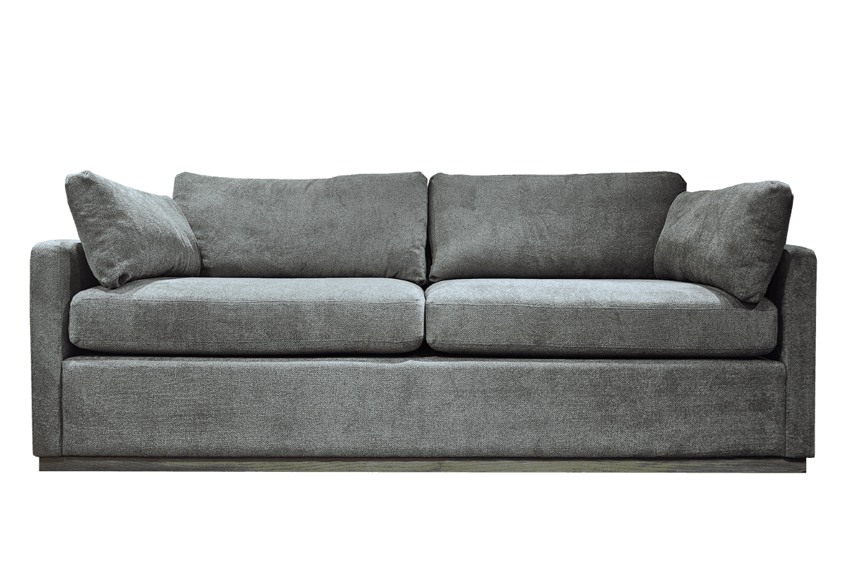 Sofa Văng Sofaland OPAL vải màu ghi đậm 218x91x81