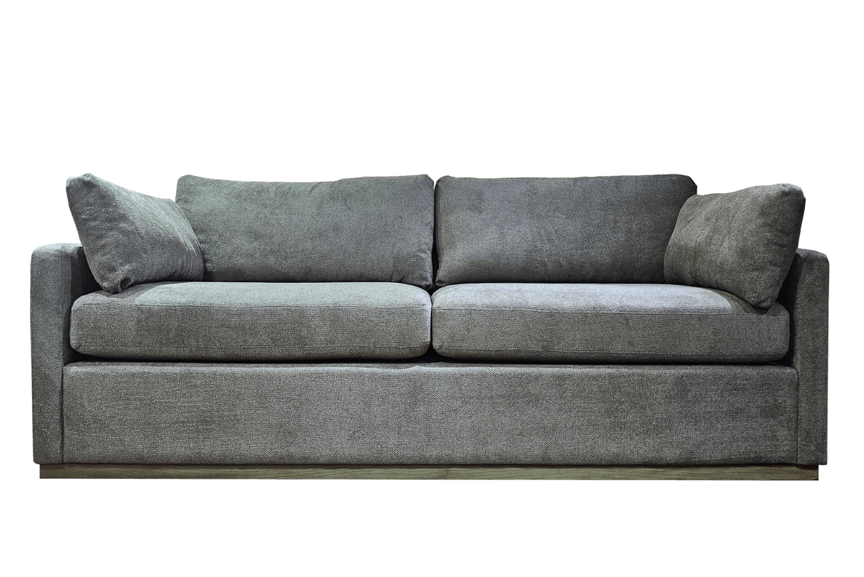 Sofa Văng Sofaland OPAL vải màu ghi đậm 218x91x81