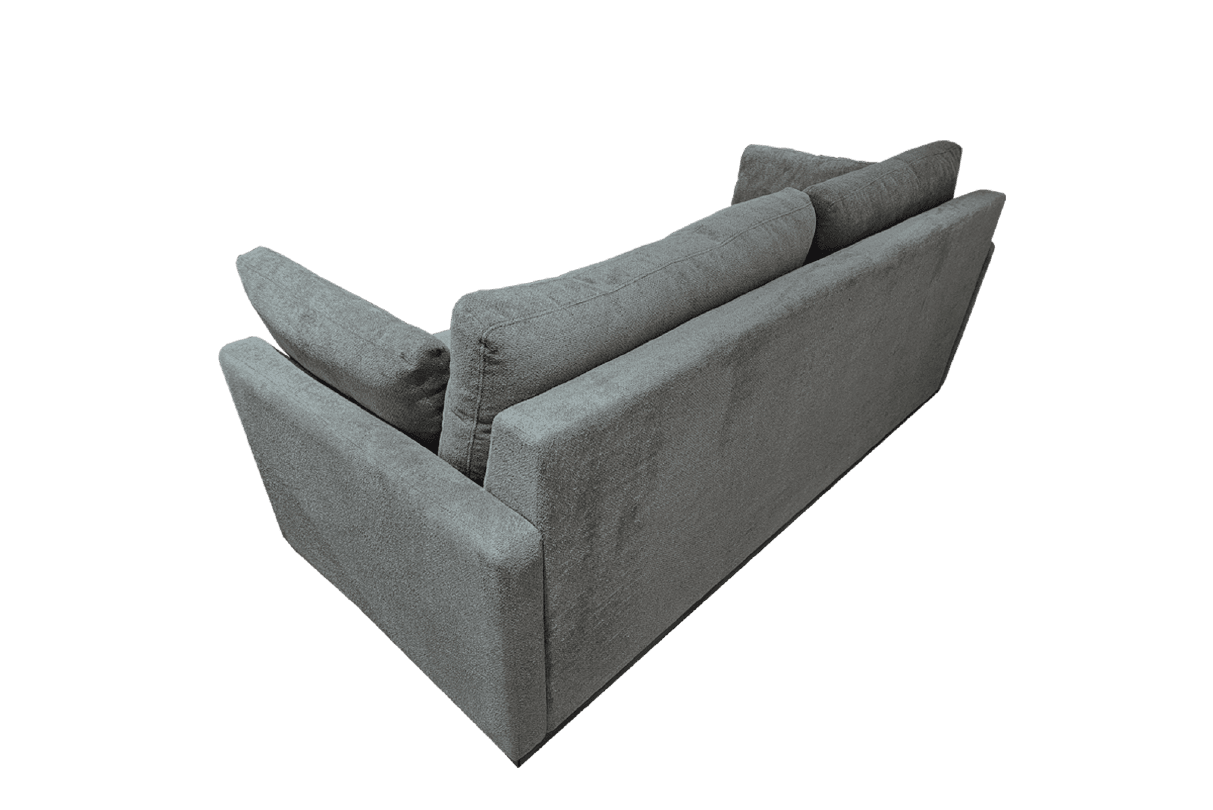 Sofa Văng Sofaland OPAL vải màu ghi đậm 218x91x81