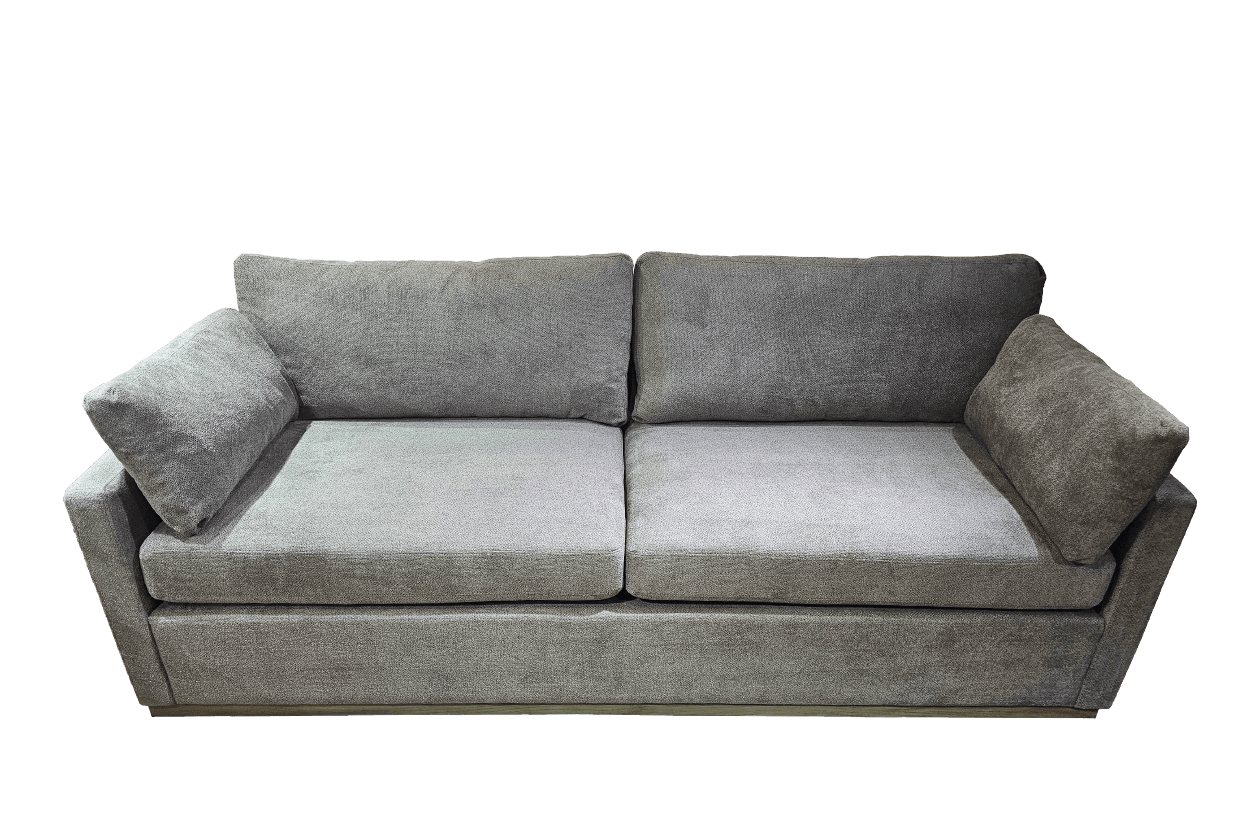 Sofa Văng Sofaland OPAL vải màu ghi đậm 218x91x81