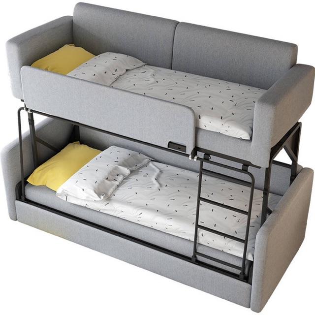 mẫu sofa kết hợp với giường tầng