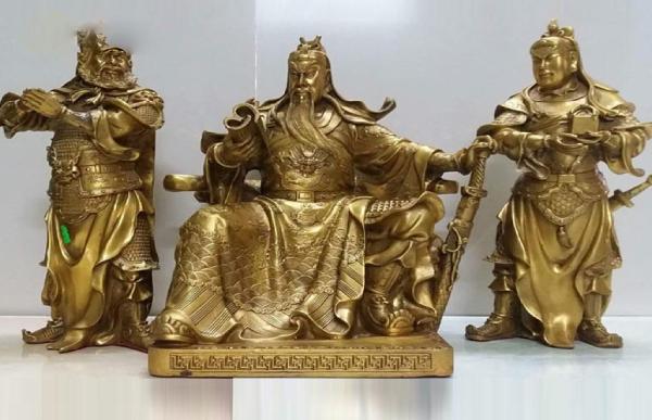 Tượng Quan Công bằng đồng