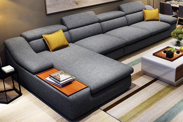 Ghế Sofa nỉ góc giúp tận dụng không gian góc trống