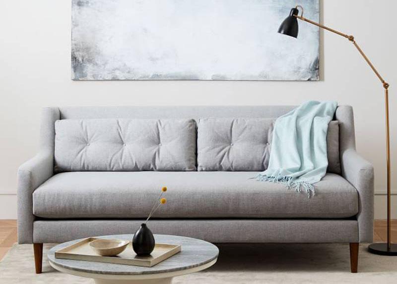 Ghế Sofa nỉ thô dễ dàng vệ sinh, có độ bền tốt