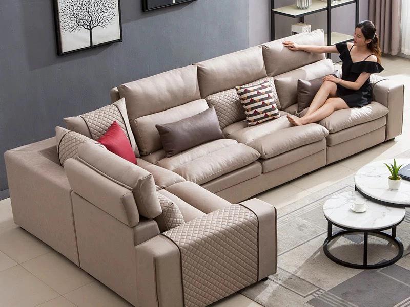 Sofa Giả Da phong cách hiện đại