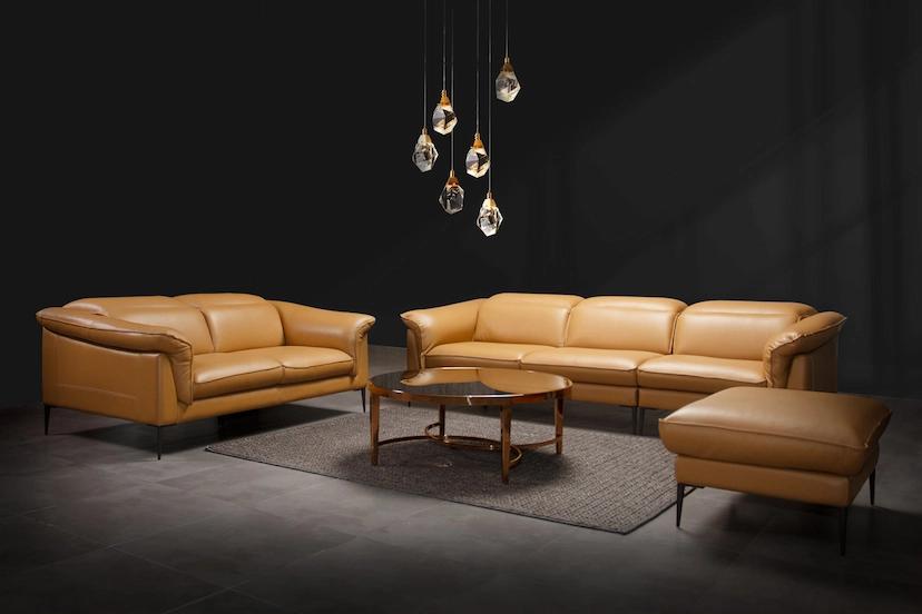 Sofa văng nhập khẩu Ý da bò thật Apollo