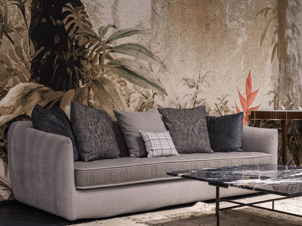 Sofa nhập khẩu Ý hợp với phòng khách trang trí kiểu Châu Âu