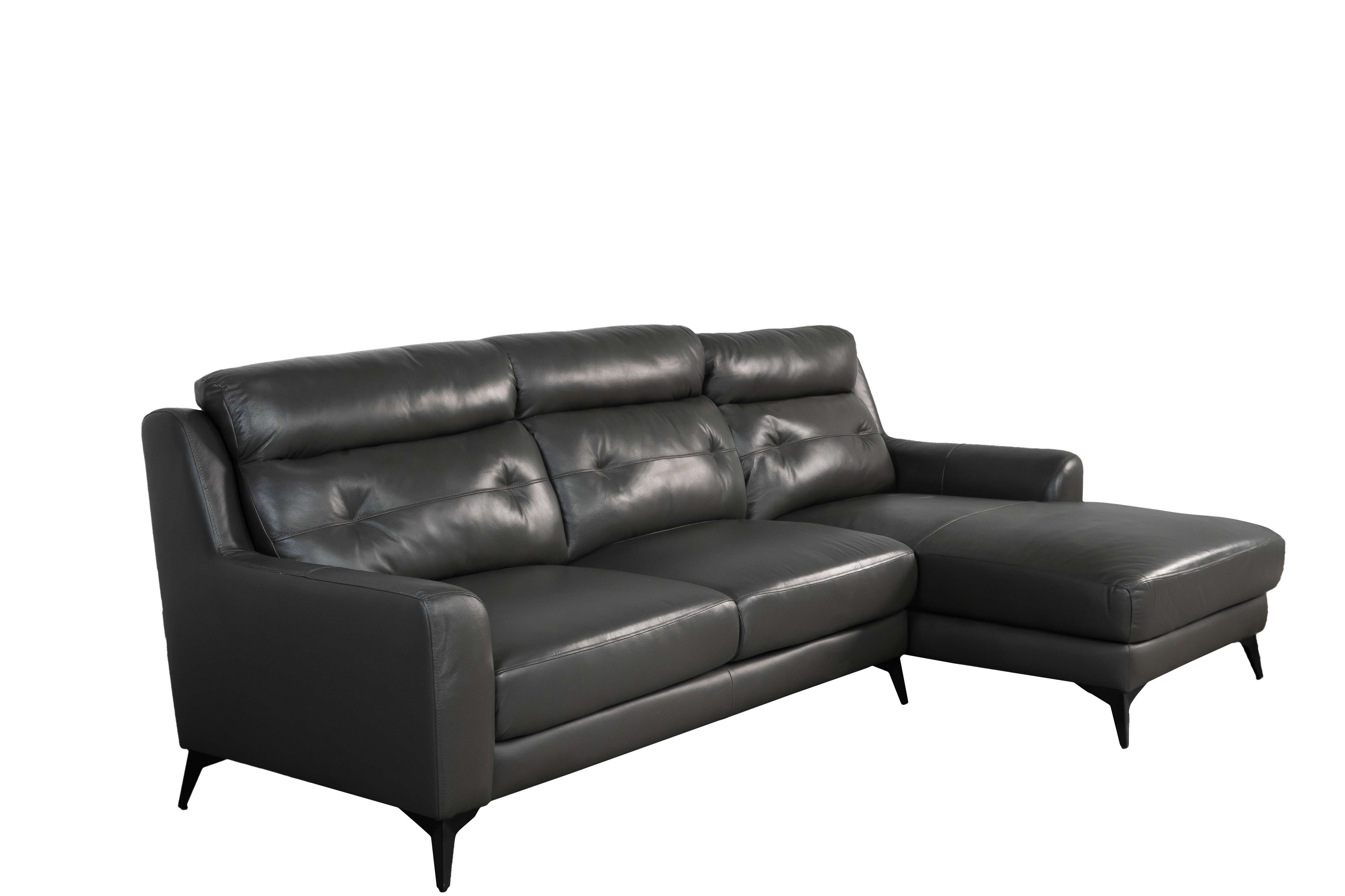 Sofa góc trái Sofaland Hilbert Da bò thật tiếp xúc 2540 x 1500 x 930