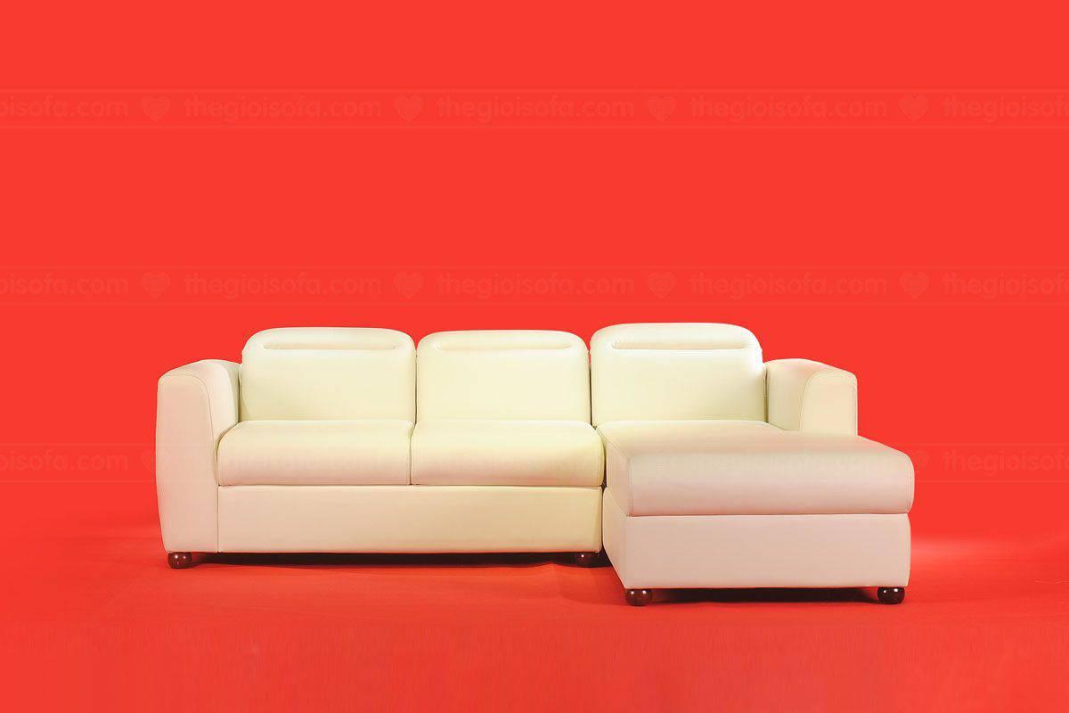 Mẫu sofa Sofaland Vienna màu be sáng đầy trang nhã với chất liệu da Microfiber