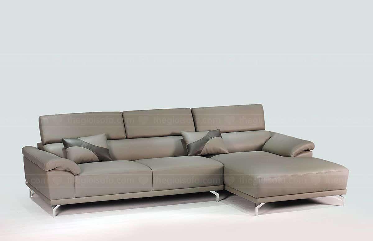 Thiết kế sofa góc đầy sang trọng với kiểu dáng hiện đại, tinh gọn