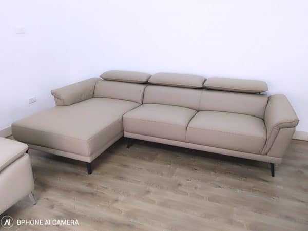 Sofa phòng khách da thật Malaysia KH – SY21
