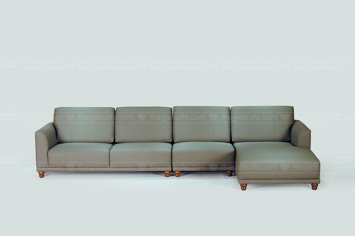 Sofa góc chữ L chất liệu da cao cấp đầy sang trọng và uy nghi