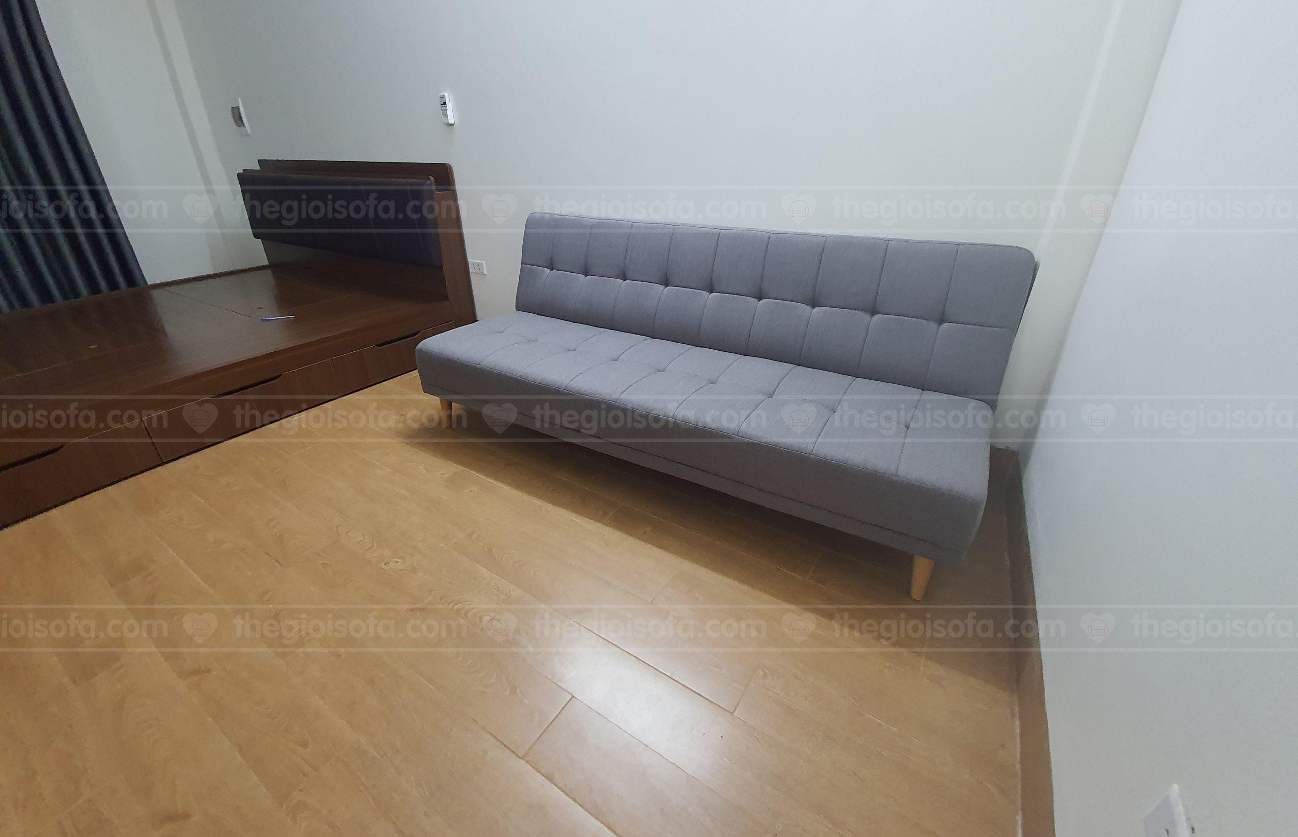Bàn giao Sofa giường rẻ đẹp Sofaland Vera Grey cho anh Đông tại 461 Minh Khai – Quân Hai Bà Trưng