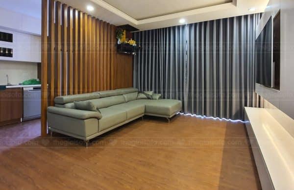 Giao hàng sofa góc Sofaland Lazy cho anh Vang tại Hapulico - Quận Thanh Xuân