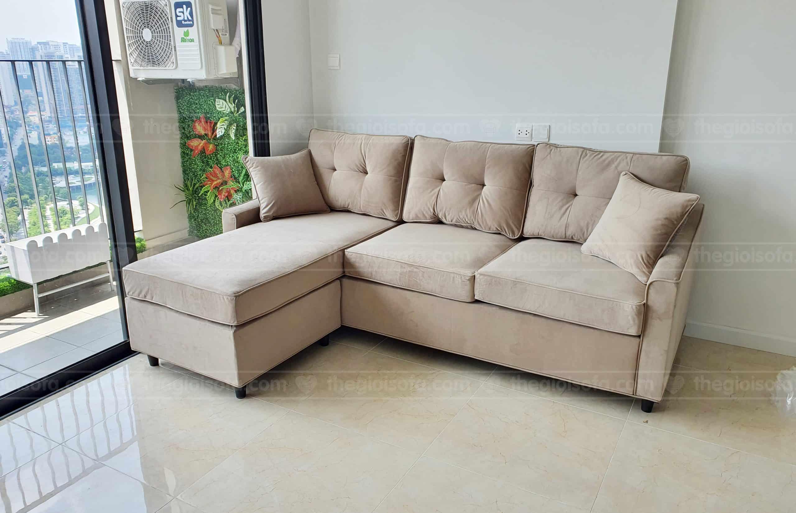 Giao hàng sofa Sofaland Eden cho anh Hùng ở DCapital Trần Duy Hưng, Cầu Giấy, Hà Nội