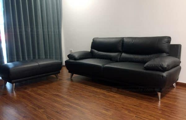 Giao sofa băng da cho chị Nhung - Công ty TNHH Hồng Dương