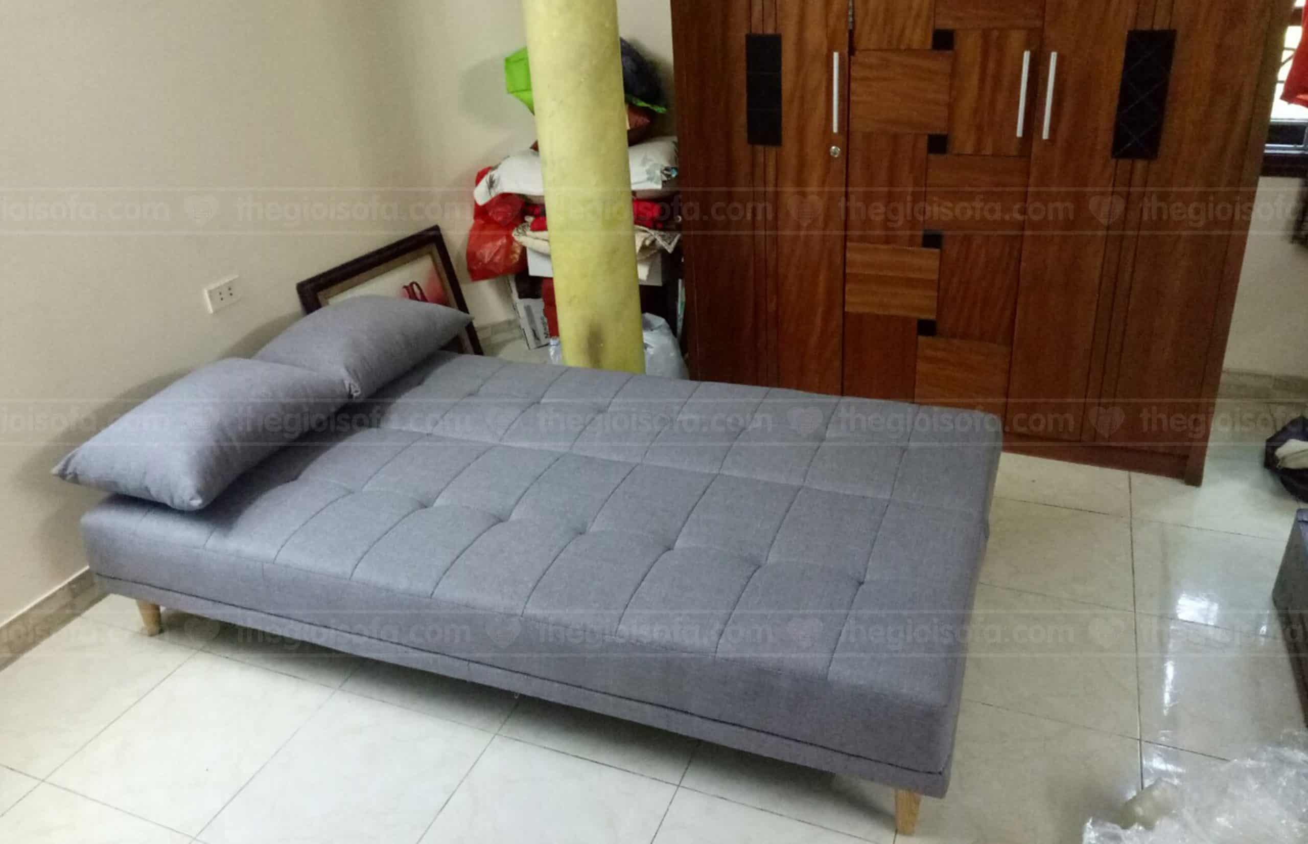 Giao Sofa giường Sofaland Vera Grey cho cô Thịnh tại số 30 ngõ 349 Minh Khai – Quận Hai Bà Trưng