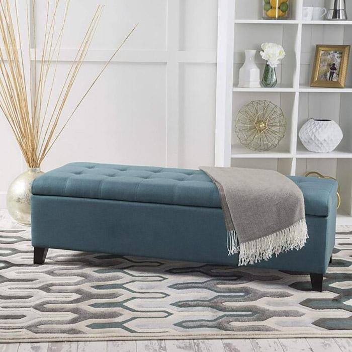 Mẫu sofa có hộc tủ lớn cho gia chủ đựng đồ dùng