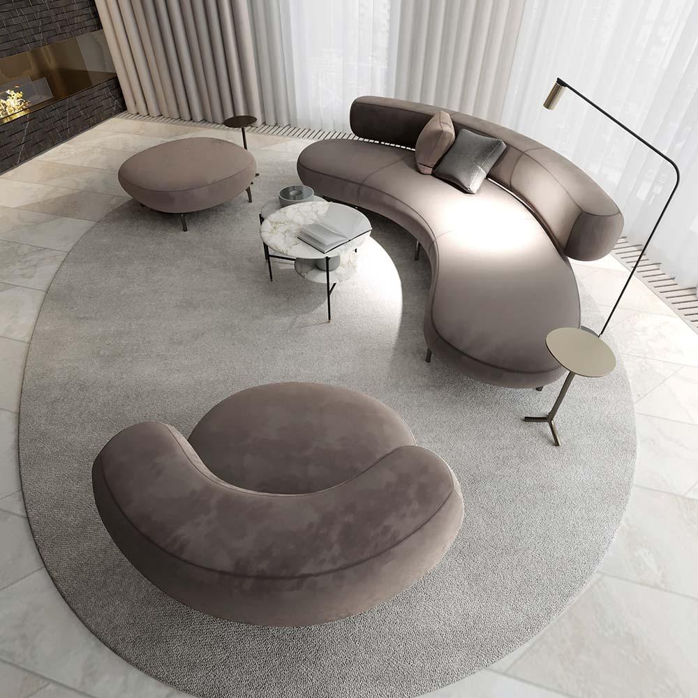 Sofa hiện đại mang đến nét đẹp đầy cá tính cho phòng khách