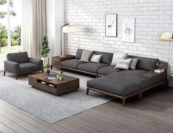 Mẫu ghế sofa gỗ cho phòng khách nhỏ giá rẻ cho căn hộ chung cư