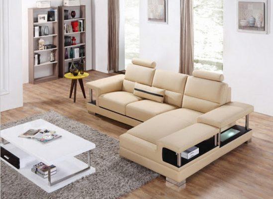 Tường màu vàng chọn sofa màu gì thì phù hợp?