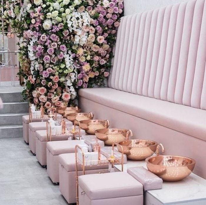 ghế nail nhỏ gọn