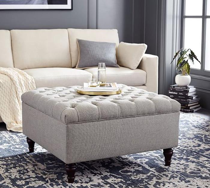 Thiết kế sofa êm ái với kiểu dáng vuông đầy sang trọng