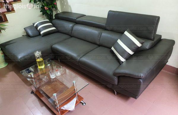 Giao hàng Sofaland KLIEN 1/3 Corner cho chị Nga tại Ngân hàng Nhà nước – Quận Đống Đa