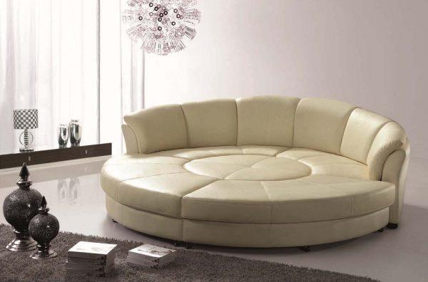 Sofa giường tròn mang đến sự độc đáo, mới lạ cho không gian nhà bạn