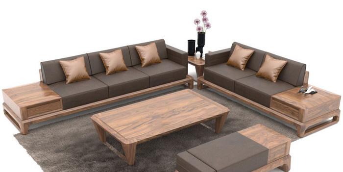 sofa gỗ chữ I