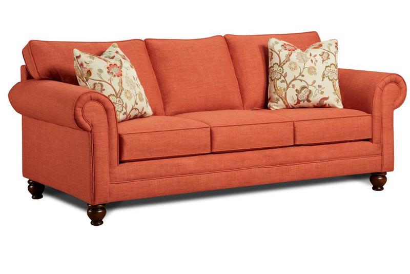 Sofa màu cam hiện đại cho phòng khách đầy màu sắc & phong cách