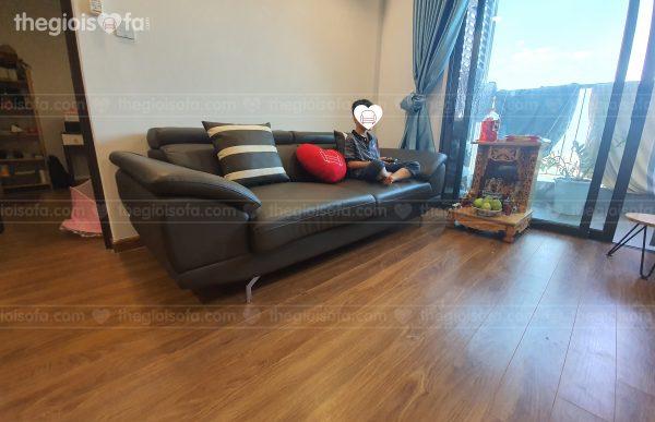 Giao hàng sofa da giá rẻ sofaland Klien cho anh Thanh tại Gamuda – Tòa C – Quận Hoàng Mai