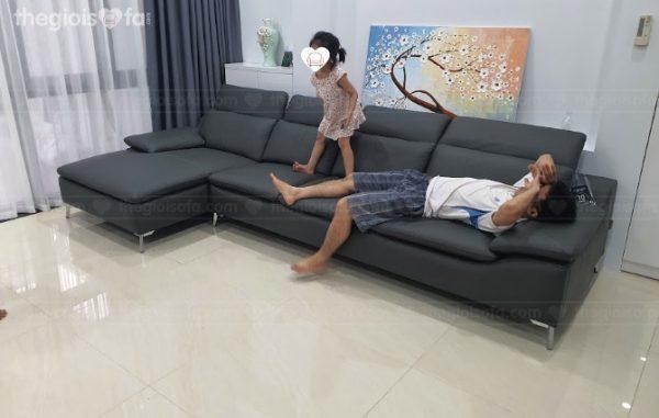 giao hàng sofa da thật Malaysia