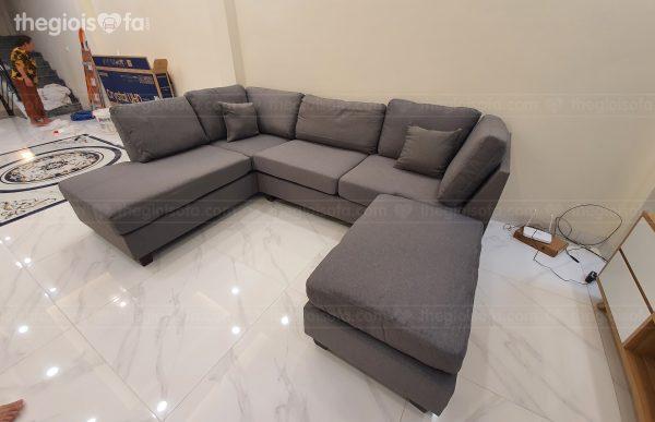 Giao hàng sofa góc vải Sofaland Jasmin cho chị Thúy tại Nguyễn Phúc Lai – Quận Đống Đa