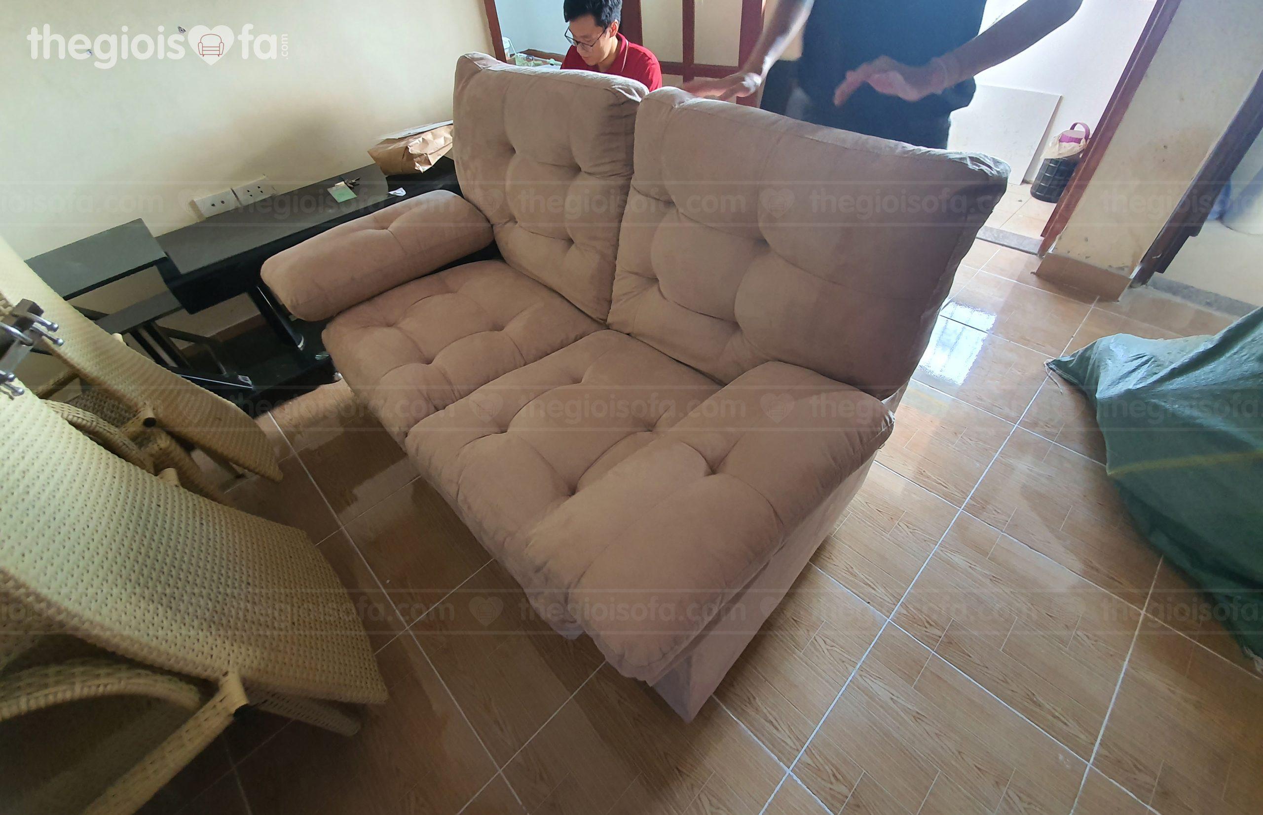 Giao hàng sofa thư giãn LV4021 cho chị Trâm ở Trần Cung – Bắc Từ Liêm – Hà Nội