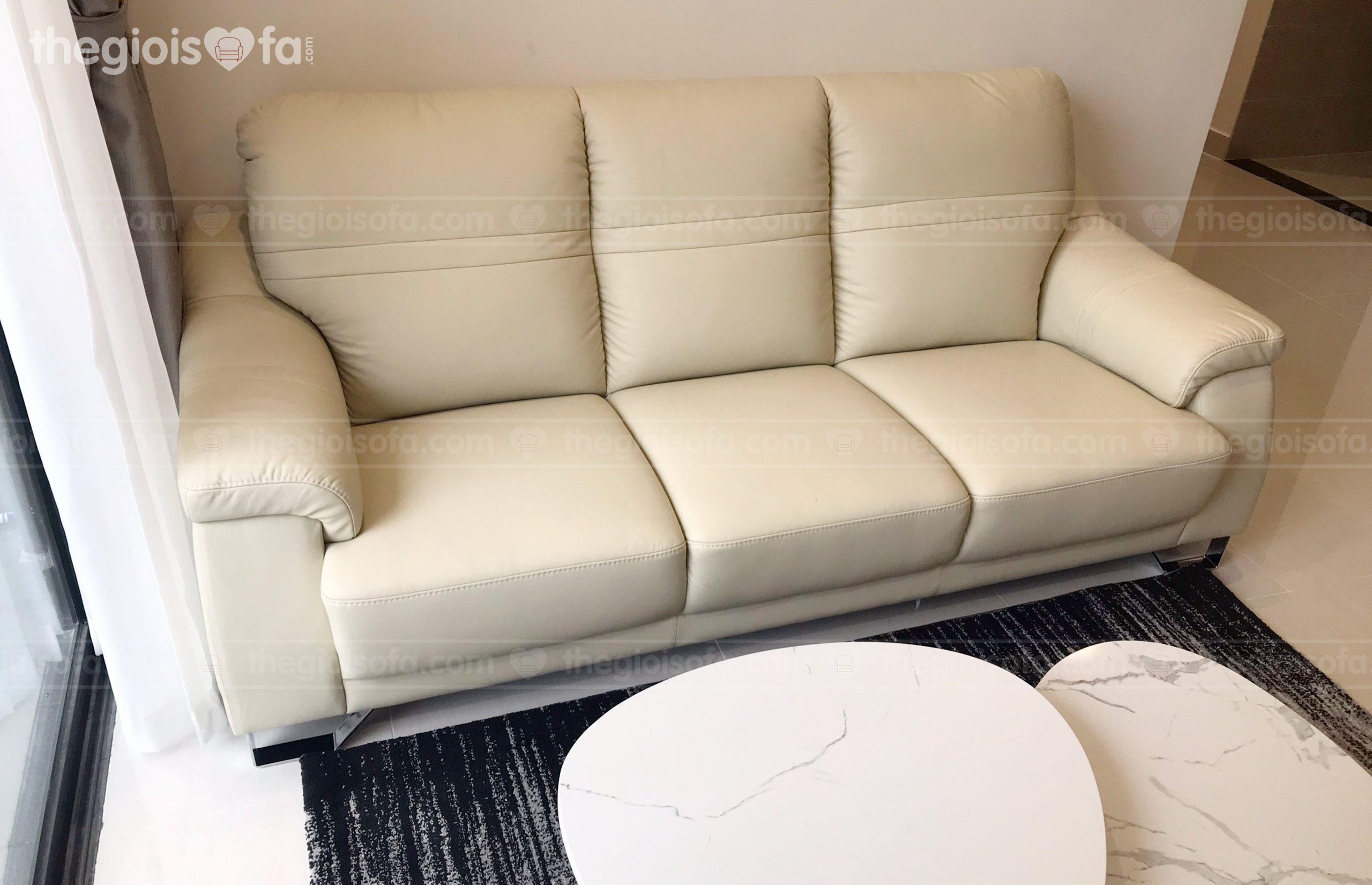Thế giới sofa giao hàng sofa băng CELLOTI 176 và combo 2 ghế xoay cho chị Mai ở Ocean Park – Gia Lâm – Hà Nội