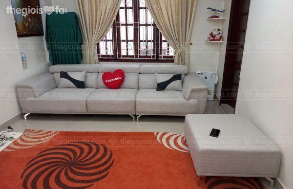 Giao hàng sofa vải đẹp cao cấp Sofaland Danver cho chị Lập tại Nguyễn Văn Cừ - Quận Long Biên