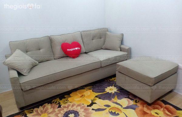 Giao hàng sofa góc nỉ nhung đẹp Sofaland Eden cho chị Ngoan tại 30 Lương Đình Của – Quận Đống Đa