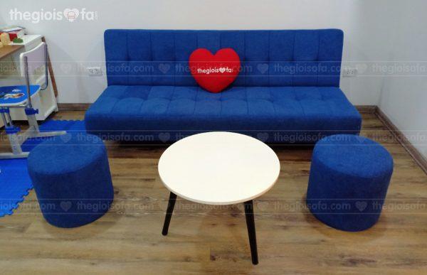 Giao hàng sofa giường sofaland Vera Blue cho chị Dương tại Kim Văn Kim Lũ – Quận Hoàng Mai – Hà Nội
