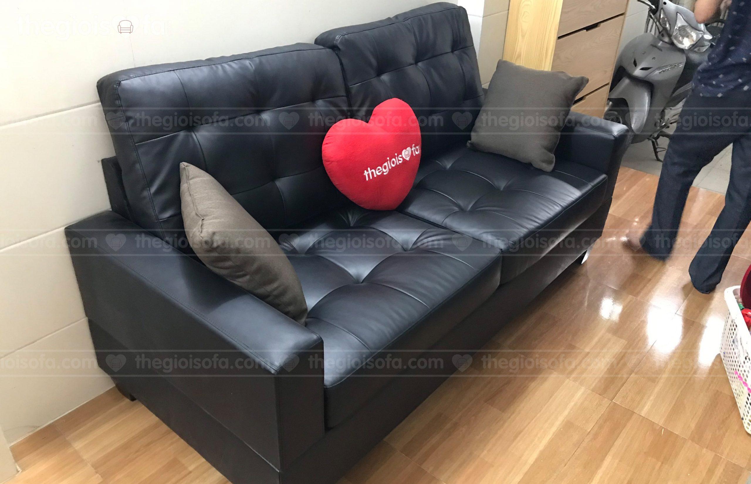Giao hàng bộ sofa băng da PU Sofaland Vista cho anh Luân tại 230 Định Công Thượng – Mua sofa Quận Hoàng Mai