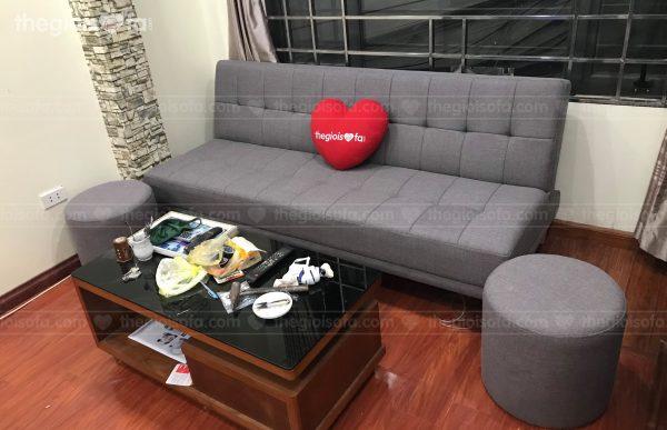 Giao hàng Sofa giường đa năng Sofaland Vera Grey cho chú Tuấn tại 325 Kim Ngưu – Mua sofa Quận Hai Bà Trưng