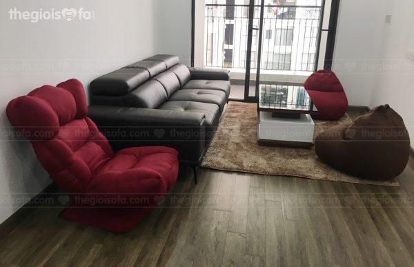 Giao hàng ghế thư giãn xoay 360 độ, bàn trà Valencia Black cho chú Hưng tại Sunshine River – Mua sofa Quận Tây Hồ