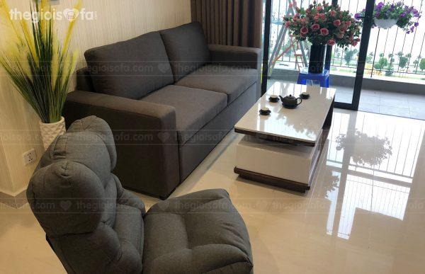 Giao hàng combo Sofa giường VINCENZO, ghế thư giãn xoay 360 độ, bàn trà cho chị Châm tại Ocean Park – S1.10